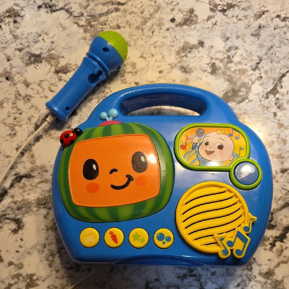 Colorful Kids Karaoke Machine with Microphone